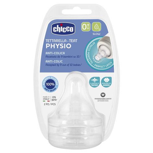 Chicco Physio Perfect 5 Slow Flow Teats 2 бр