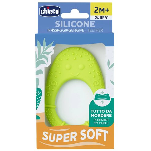 Chicco Silicone Teether Super Soft 2m+ Avocado 1 бр