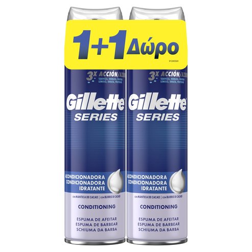 Gillette PROMO PACK Series Foam Conditioning 250ml 1+1 Подарък