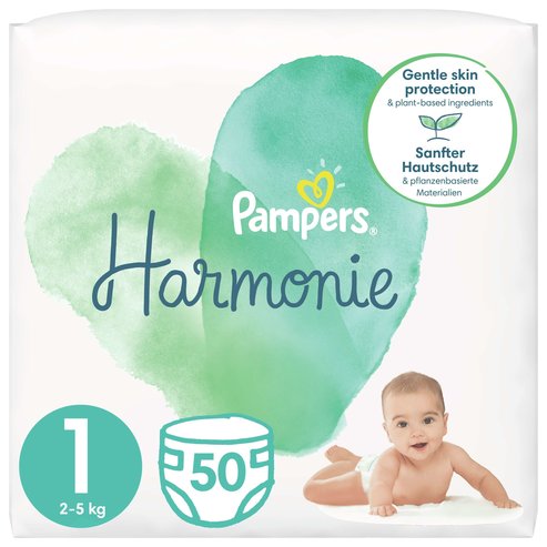 Pampers Harmonie No1 (2-5kg) 50 памперса