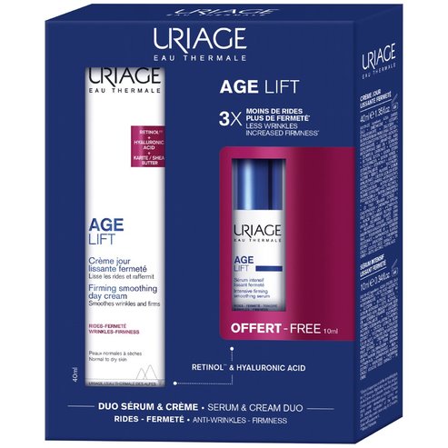 Uriage Promo Age Lift Firming Smoothing Day Cream 40ml & Intensive Firming Smoothing Serum 10ml