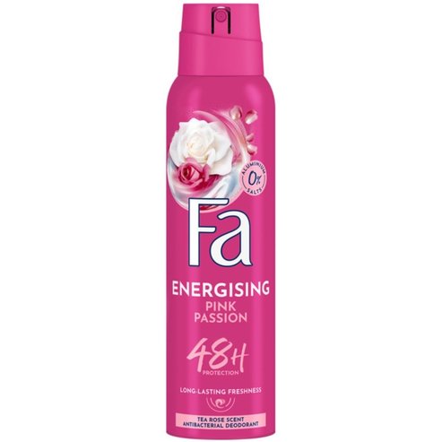 Fa Energising Pink Passion 48h Tea Rose Scent Deodorant Spray 150ml