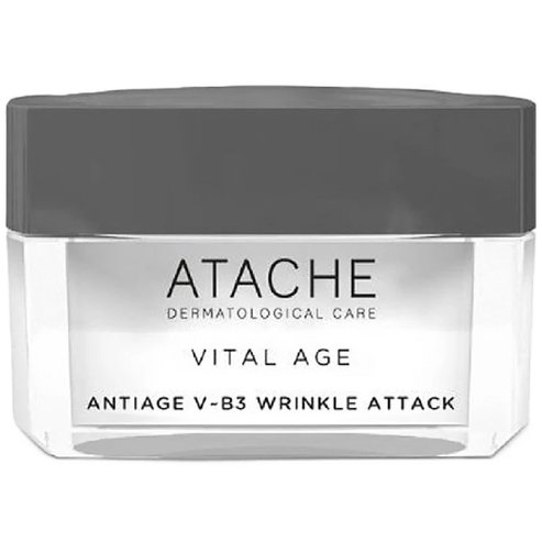 Atache Vital Age Antiage V-B3 Wrinkle Attack Cream Интензивен анти-ейдж крем за лице, идеален за зряла, повяхнала & суха кожа 50ml