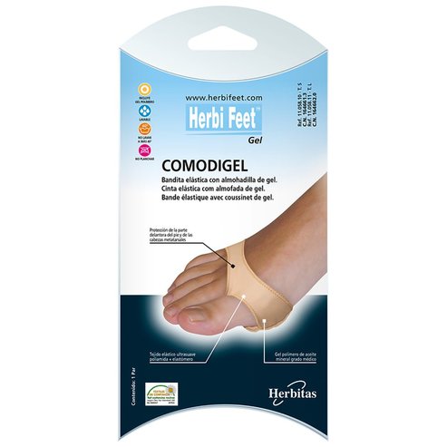 Herbi Feet Comodigel Elastic Gel Tight Strap 2 бр - Small