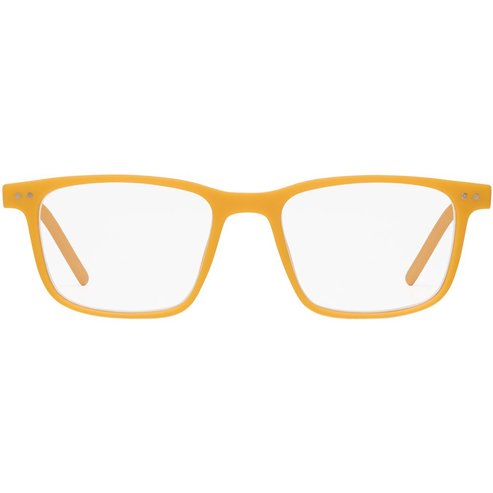 Matters Ambar Reading Glasses Очила за четене от рециклирани материали с филтър за защита от синя светлина, жълт цвят 1 брой - 3.0