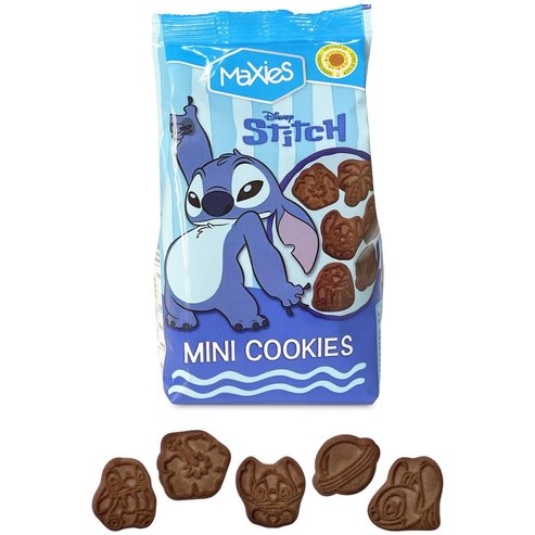 Maxies Stitch Mini Cookies Детски зърнени бисквити с какао 100g