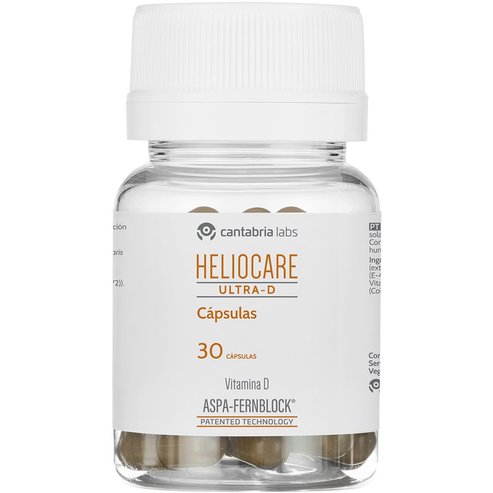 Heliocare Ultra-D Συμπλήρωμα Διατροφής Βιταμινών C,D & E με Καροτενοειδή & Εκχύλισμα Βοτάνων με Ισχυρές Αντιοξειδωτικές Ιδιότητες για Προστασία Έναντι των Ελεύθερων Ριζών & Ομαλή Λειτουργία του Ανοσοποιητικού Μετά από Έκθεση στον Ήλιο 30caps