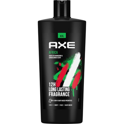 Axe Africa 3 in 1 Body - Face - Hair Wash XXL 700ml