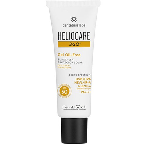 Heliocare 360 Protector Solar Spf50 Dry Touch Sunscreen Αντηλιακό Προσώπου Πολύ Υψηλής Προστασίας μη Λιπαρό με Υφή Gel 50ml