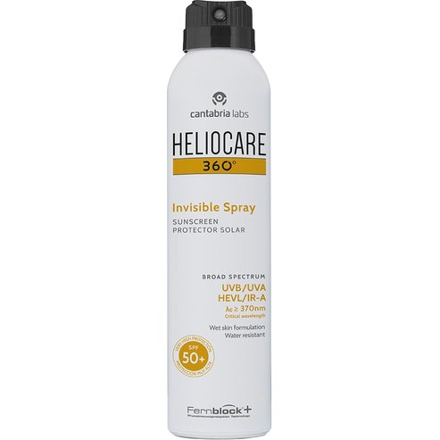 Heliocare 360 Invisible Spray Spf50+ Sunscreen Αντηλιακό Spray Σώματος Πολύ Υψηλής Προστασίας με Αόρατη & Ανάλαφρη Υφή Γρήγορης Απορρόφησης 200ml