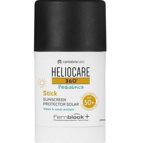 Heliocare 360 Pediatrics Spf50+ Stick Sunscreen Детски слънцезащитен крем за лице с много висока защита във формата на стик за дейности на открито, подходящ за чувствителна и атопична кожа 25g