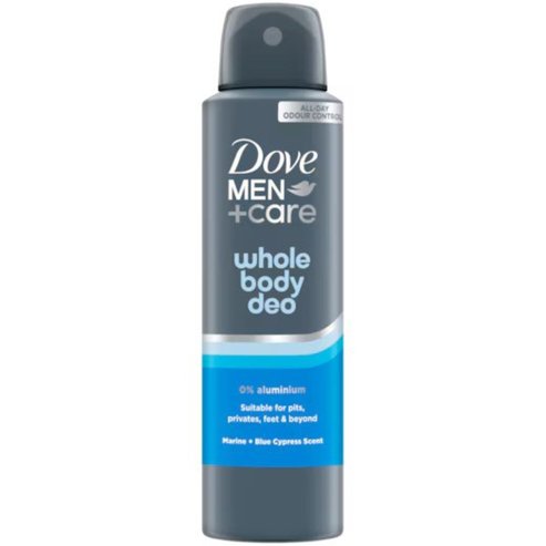 Dove Men Care Marine & Blue Cypress Scent Whole Body Deo Spray Дезодорант спрей за цяло тяло с аромат на море & син кипарис 150ml