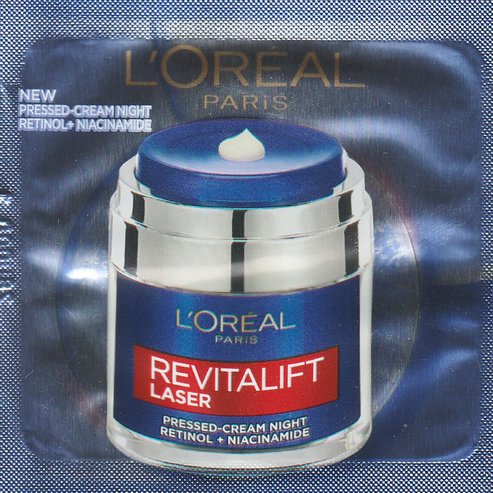 L\'oreal Paris проба Revitalift Laser Retinol & Niacinamide Pressed Night Cream 1ml