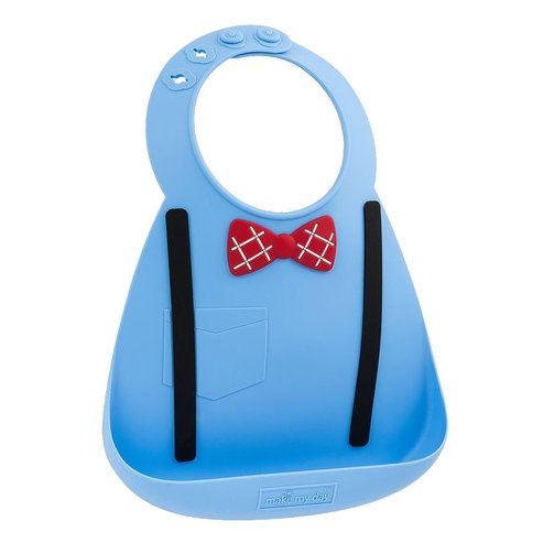 MakeMyDay Baby Bib Код 70101, 1 бр - Scholar Blue