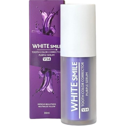 White Smile Tooth Color Corrector Purple Serum 30ml