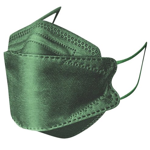 Famex Mask Маска с висока защита за еднократна употреба FFP2 NR KN95 в зелен цвят 1 бр