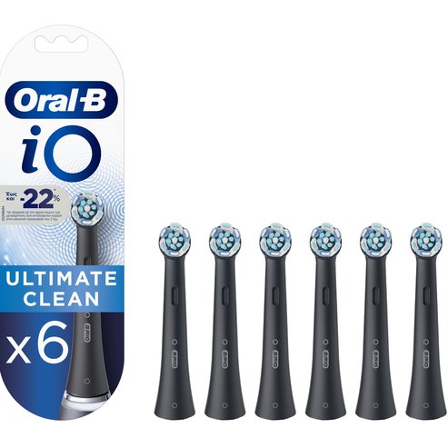Oral-B iO Promo Ultimate Clean Brush Heads Black 6 бр