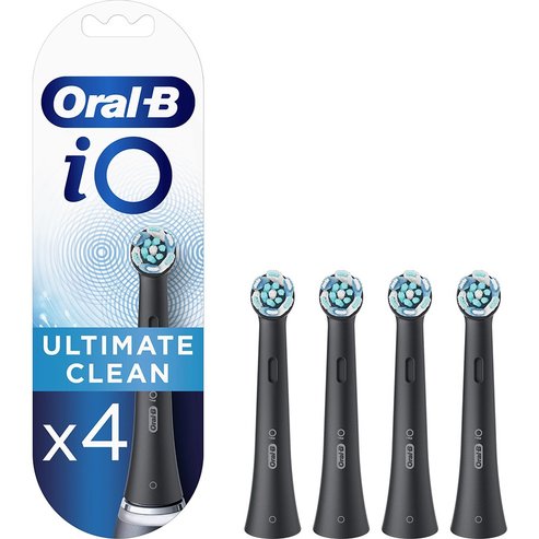 Oral-B iO Ultimate Clean Brush Heads Black 4 бр