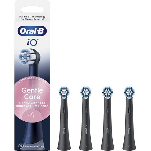 Oral-B iO Gentle Care Brush Heads Black 4 бр