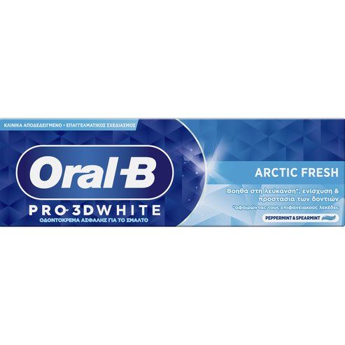 Oral-B Pro 3D White Arctic Fresh Toothpaste 75ml