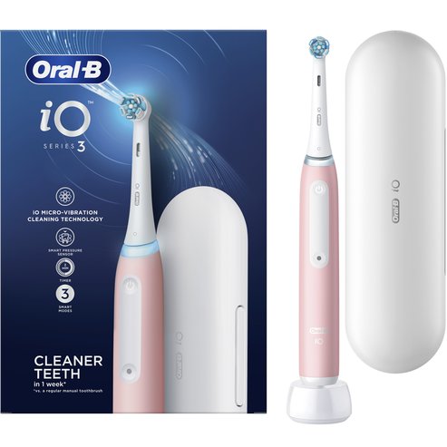 Oral-B iO Series 3 Electric Toothbrush Pink 1 бр