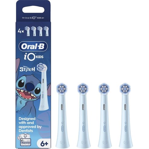 Oral-B iO Stitch Kids 6+ Electric Toothbrush Replacement 4 бр