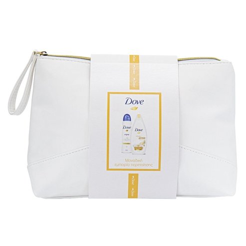 Dove PROMO PACK Silk Glow Body Wash Овлажняващ душ гел 250ml & Deo Spray Original 48h Дезодорант 150ml