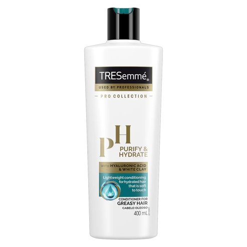 TRESemme Promo Purify & Hydrate Contitioner Балсам за коса с хиалуронова киселина и бяла глина за мазна коса 400ml Промо -40%