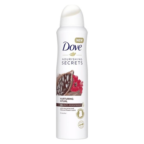 Dove Nourishing Secrets Nurturing Ritual With Cacao and Hibiscus Осигурява защита от изпотяване до 48 часа 150ml