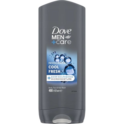 Dove Men+ Care Invigorating Cool Fresh 3 in 1 Wash 400ml