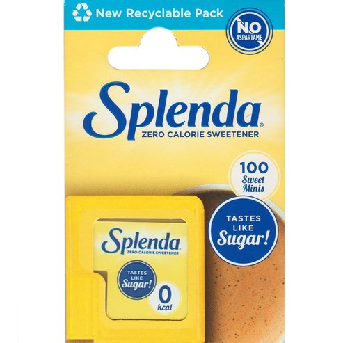 Splenda Sweetener Minis Мини Подслаждащи Таблетки Сукралоза с Много Ниска Калорийна Стойност 100tabs