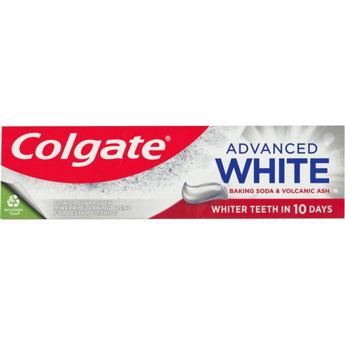 Colgate Advanced White Baking Soda & Volcanic Ash Toothpaste 75ml