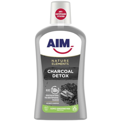 Aim NaturalElements Charcoal Detox Mouthwash 500ml