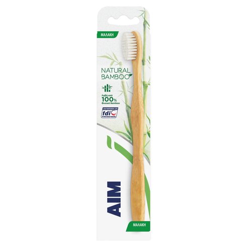 Aim Natural Bamboo Soft Toothbrush 1 бр