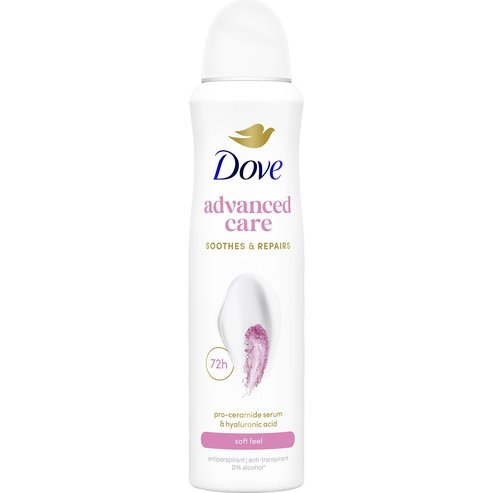 Dove Advanced Care 72h Soft Feel Peony & Amber Scent 150ml