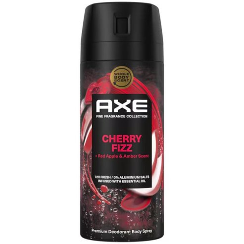 Axe Cherry Fizz 72h Fresh Premium Deodorant Body Spray 150ml