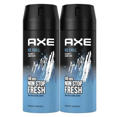 Axe PROMO PACK Ice Chill 48h Non Stop Fresh Body Spray 2x150ml