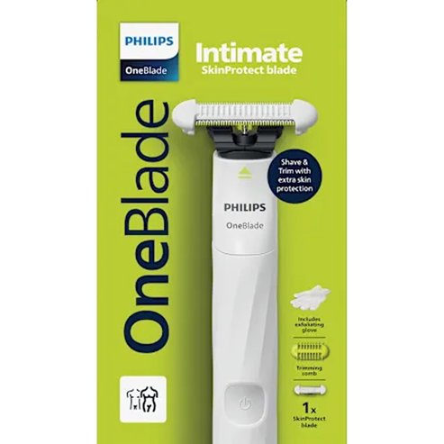 Philips One Blade Intimate Skin Protect Код QP1924/24 Trimmer Машинка за подстригване с острие, предназначено за лесно и щадящо кожата бръснене на чувствителните зони 1 брой