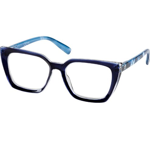 Eyelead Reading Glasses Код Ε266 Blue Tortoiseshell Удобни и качествени очила за четене в цвят костенурково синьо 1 бр - +2.00