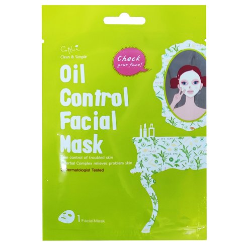 Cettua Oil Control Facial Mask 1 бр