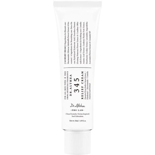Dr. Althea 345 Hydrating, Calming & Relief Cream Хидратиращ стягащ гел крем с керамиди, пантенол и ниацинамид за производството на колаген в кожата 50ml