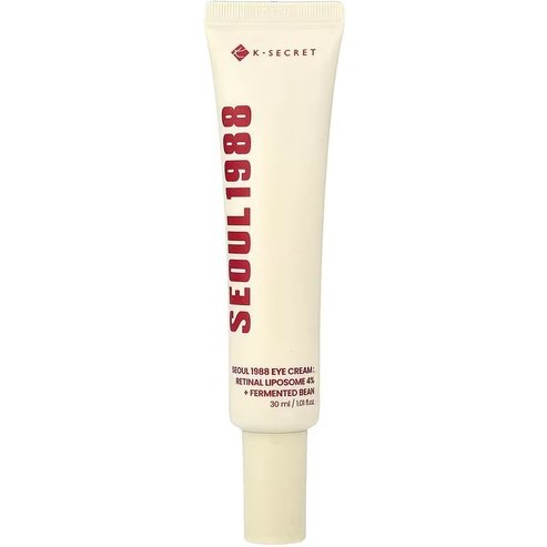 K-Secret Seoul 1988 Retinal Liposome 4% & Fermented Bean Eye Cream Анти-ейдж околоочен крем за по-сияен и младежки вид с ретинал и екстракт от ферментирали бобови култури 30ml
