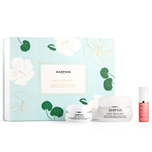 Darphin Ideal Resource Retexturizing Secrets Set Cream 50ml & Restorative Brigh Eye Cream 15ml &  Serum 5ml