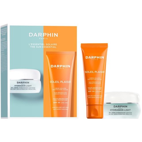 Darphin Promo Hydraskin Light All-Day Skin-Hydrating Cream Gel 30ml & Soleil Plaisir Sun Protective Face Cream Spf50, 50ml
