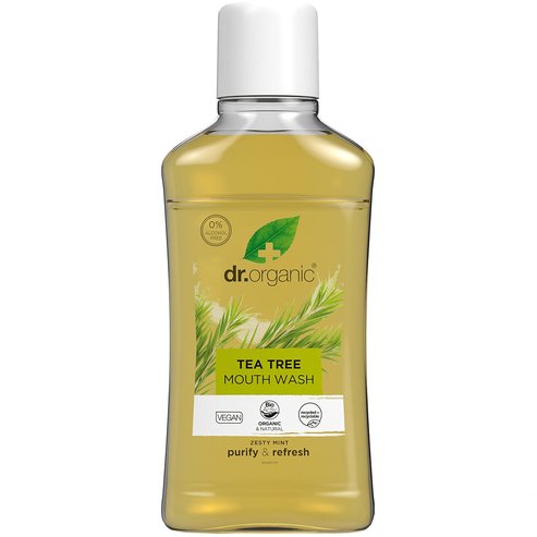 Dr Organic Tea Tree Mouthwash 500ml