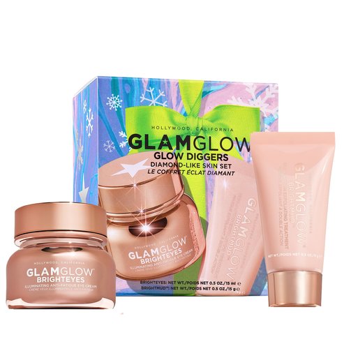 Glamglow PROMO PACK Brighteyes Anti-Fatigue Eye Cream 15ml & Dual Action Exfoliating Treatment 15gr