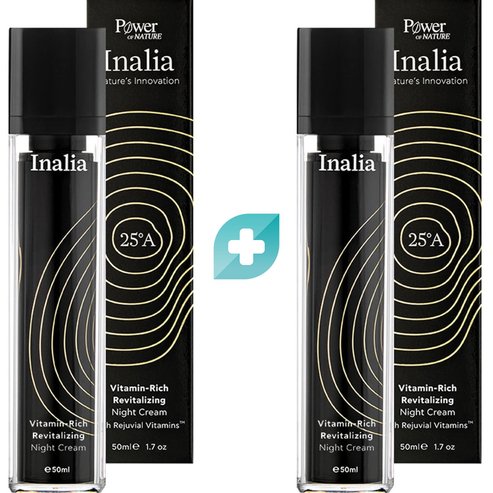 Inalia Комплект Vitamin-Rich Revitalizing Night Cream with Rejuvial Vitamins 2x50ml