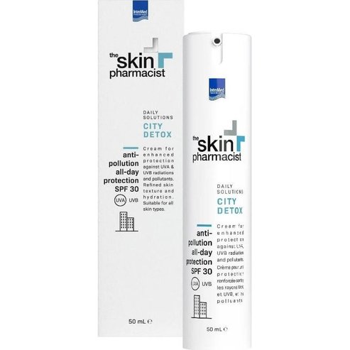 Intermed Подарък The Skin Pharmacist City Detox Face Cream Spf30, 50ml