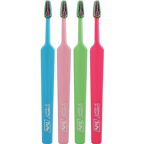 Tepe Colour Compact Extra Soft Toothbrush 4 бр - Multicolor 5