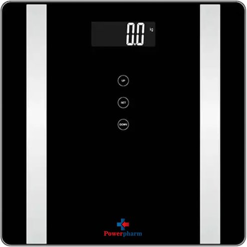 Powerpharm Electronic Fat Measuring Scale Black 1 бр